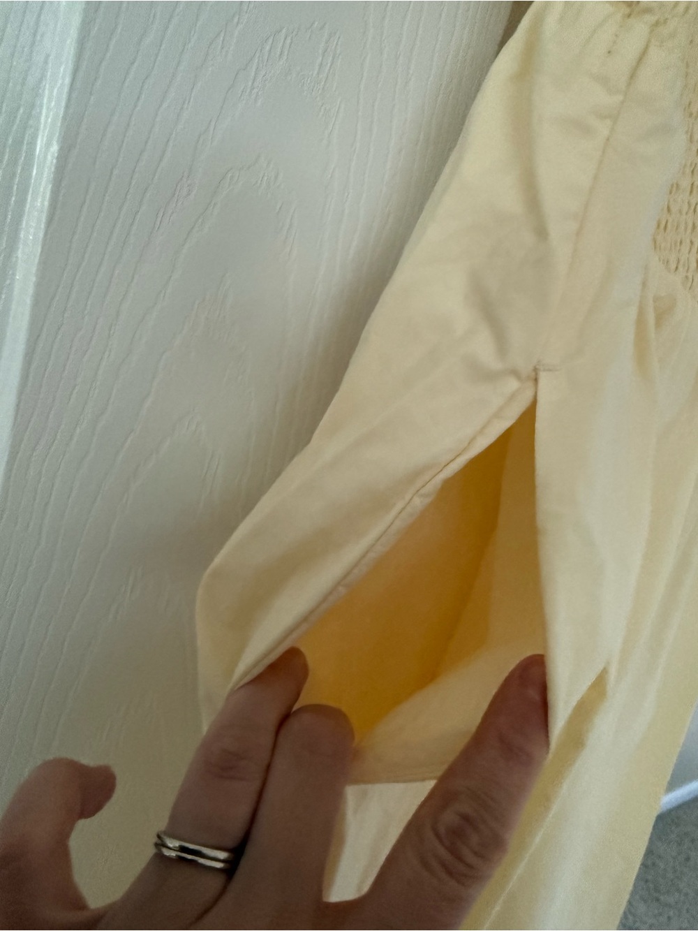 New Quince Butter Yellow Smocked Sundress - Picture 3 of 5